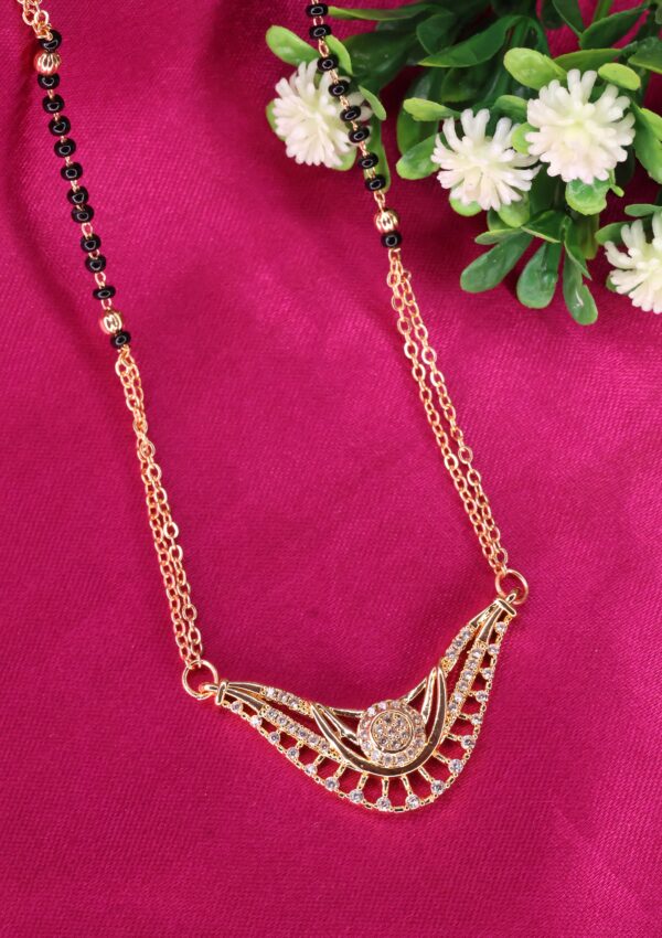 Ruby Rose Gold Mangalsutra