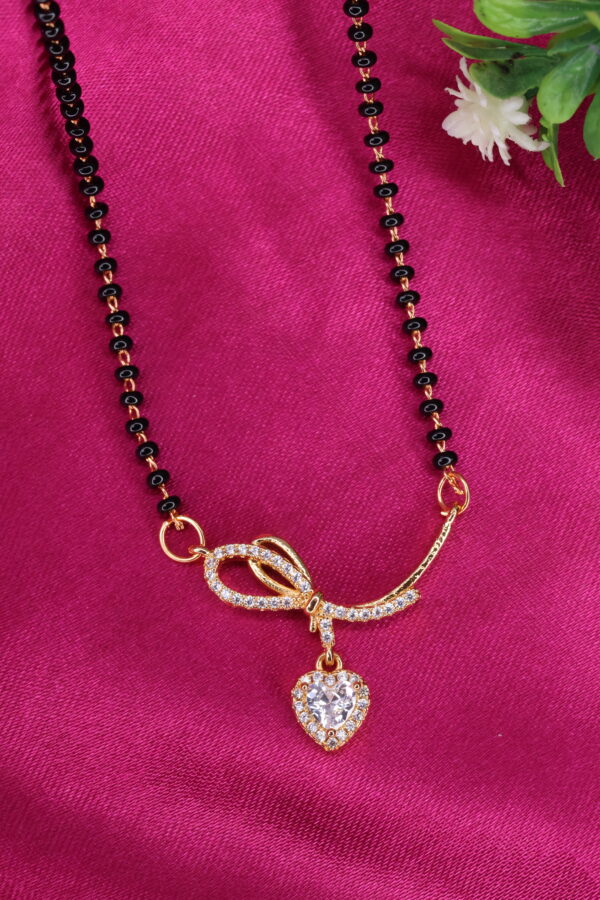 Shehnaaz Rose Gold Mangalsutra